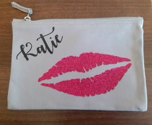 Luscious Lips Make-Up Bag - Personalised