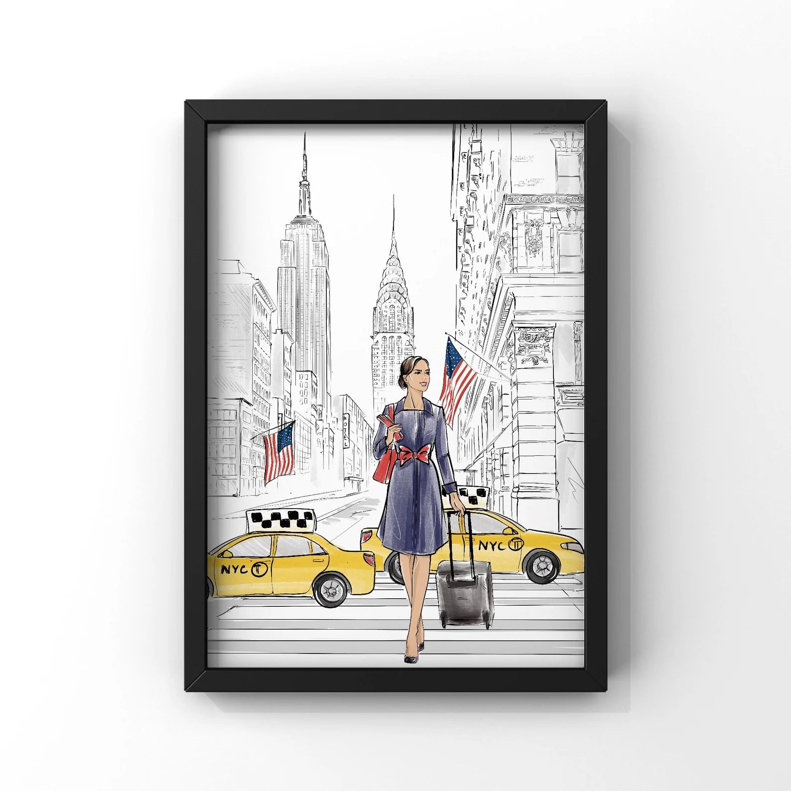 NYC Cabin Crew Print