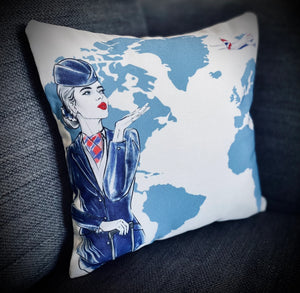 Cabin Crew Canvas Cushion