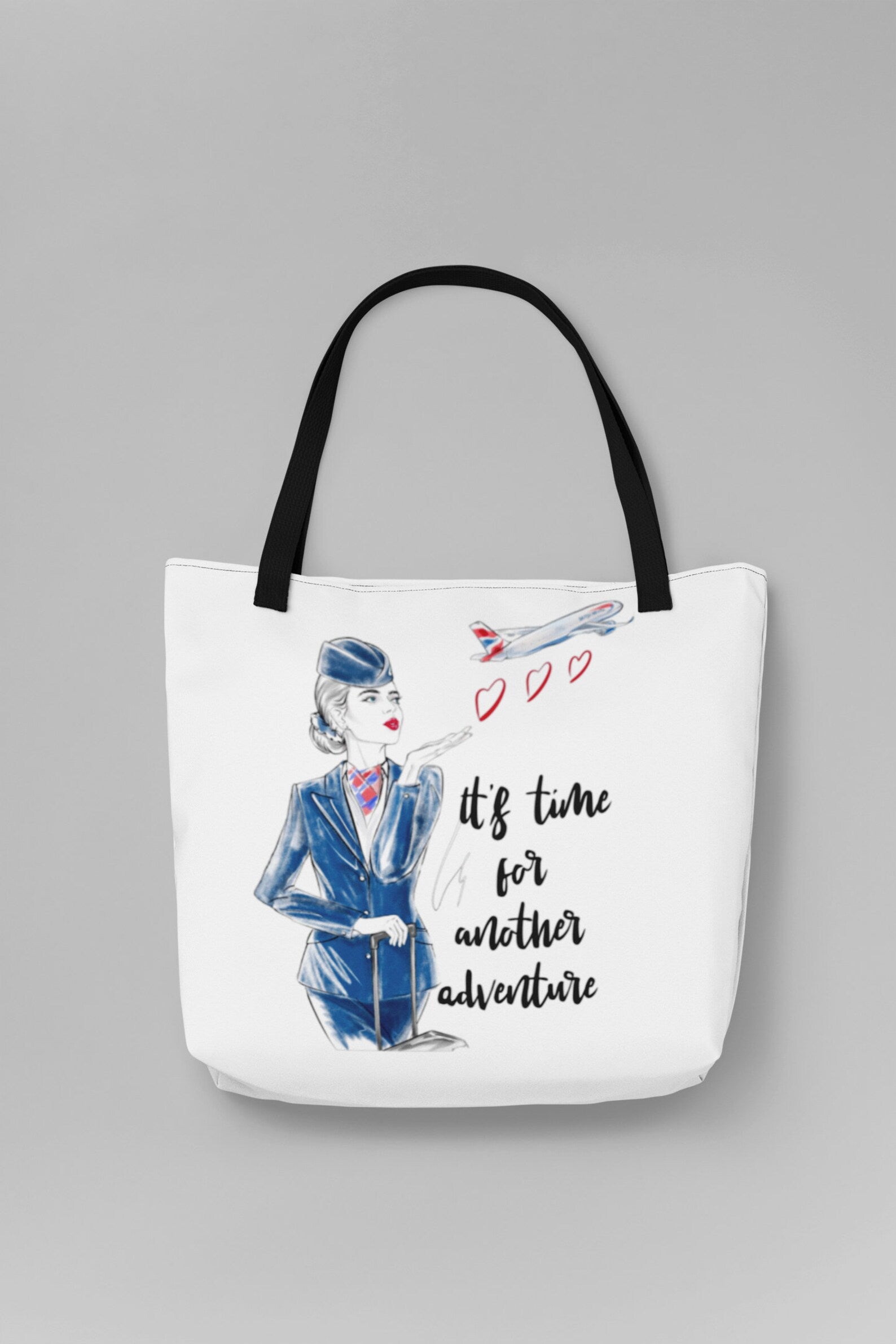 Airline Cabin Crew Tote Bag