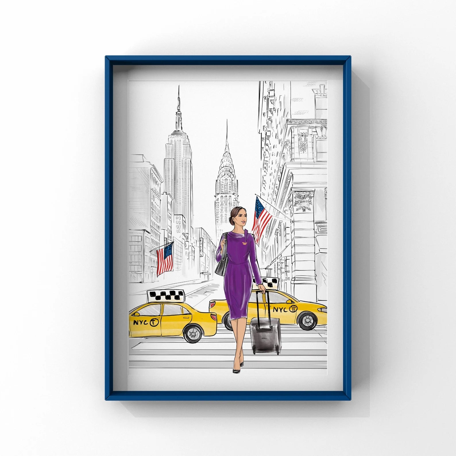 NYC Cabin Crew Print