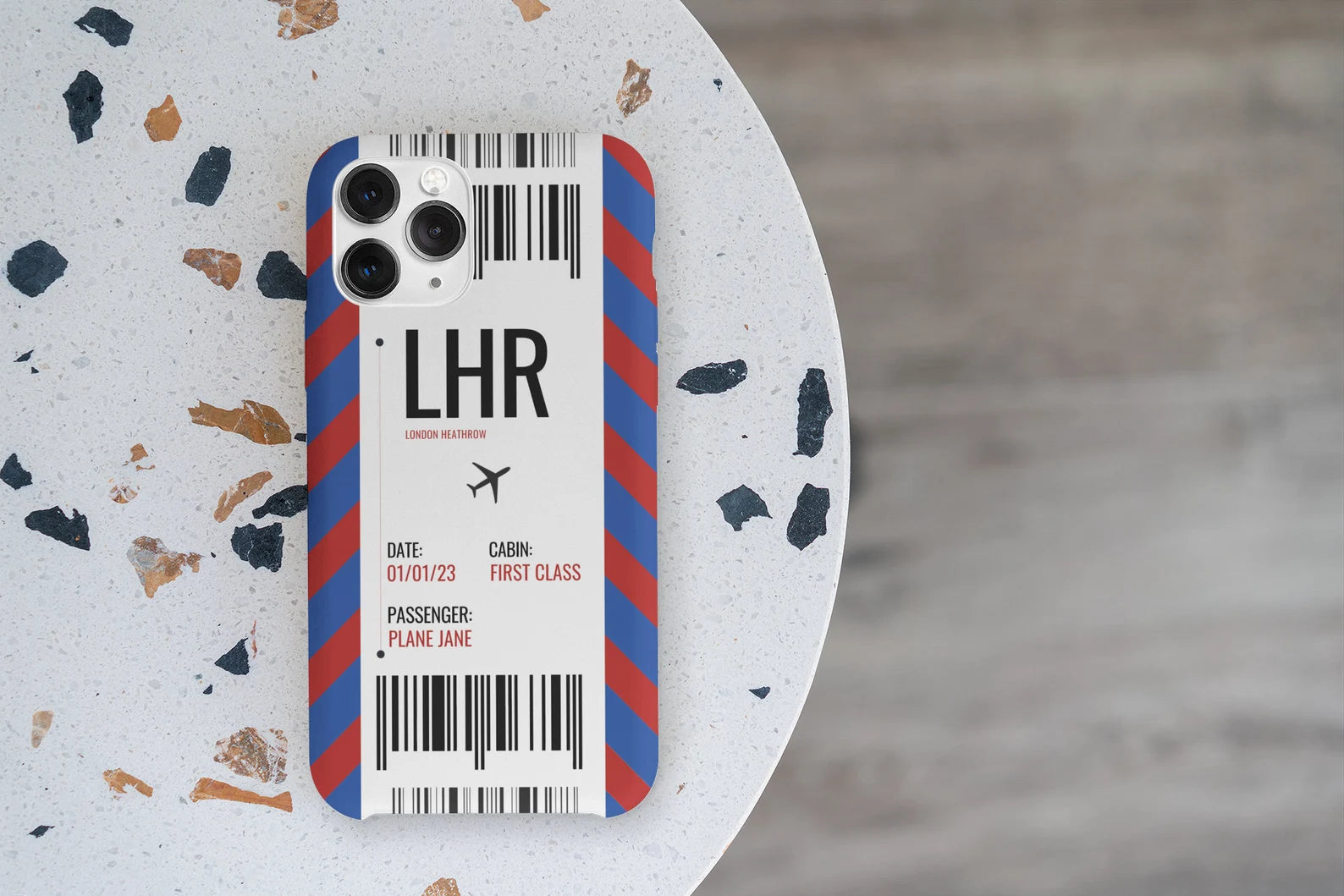 Luggage Tag Phone Case | Boarding Pass Phone Case