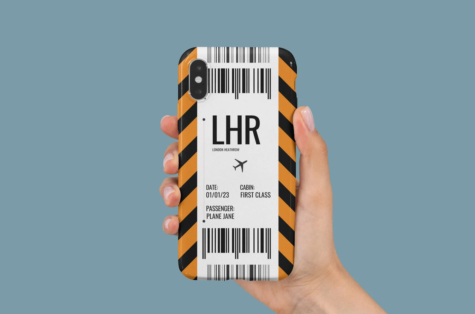 Luggage Tag Phone Case | Boarding Pass Phone Case