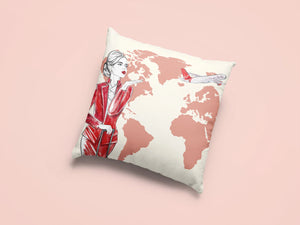 Cabin Crew Canvas Cushion