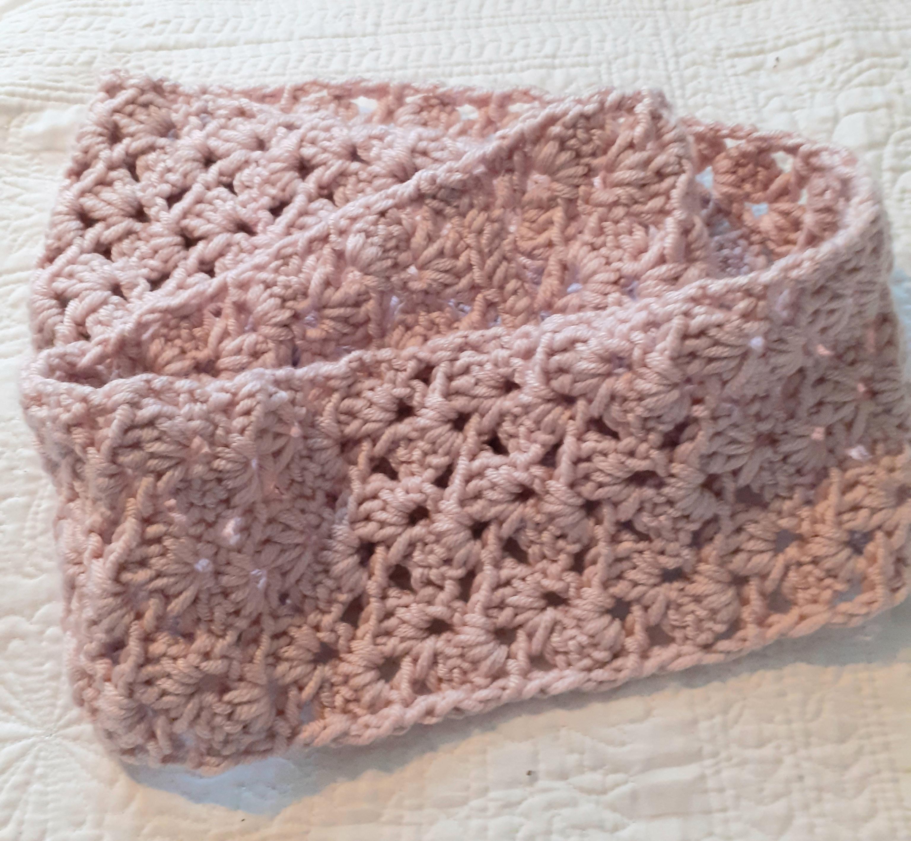 Gorgeous Dusky Rose infinity scarf - warm and stylish.  Unique and handmade with love!