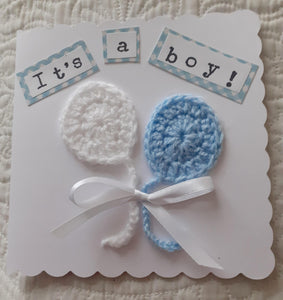 Hand made Baby Boy Card