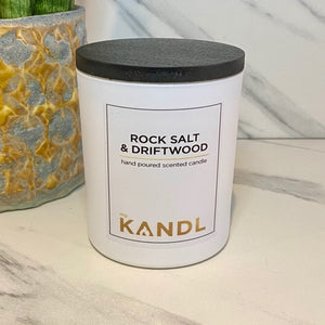 Rock Salt & Driftwood Candle