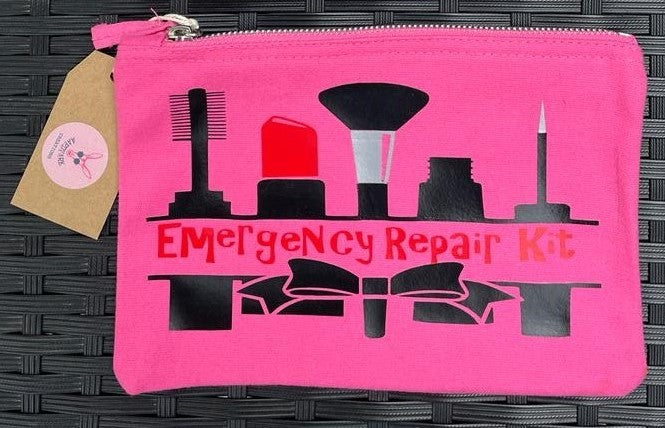 'Emergency Repair Kit' make-up/toiletries bag