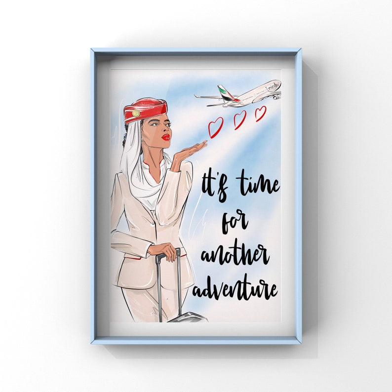 EMIRATES CABIN CREW POSTER