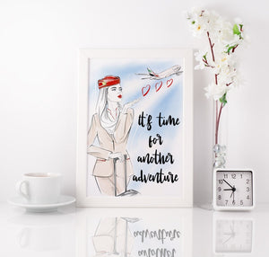 EMIRATES CABIN CREW POSTER