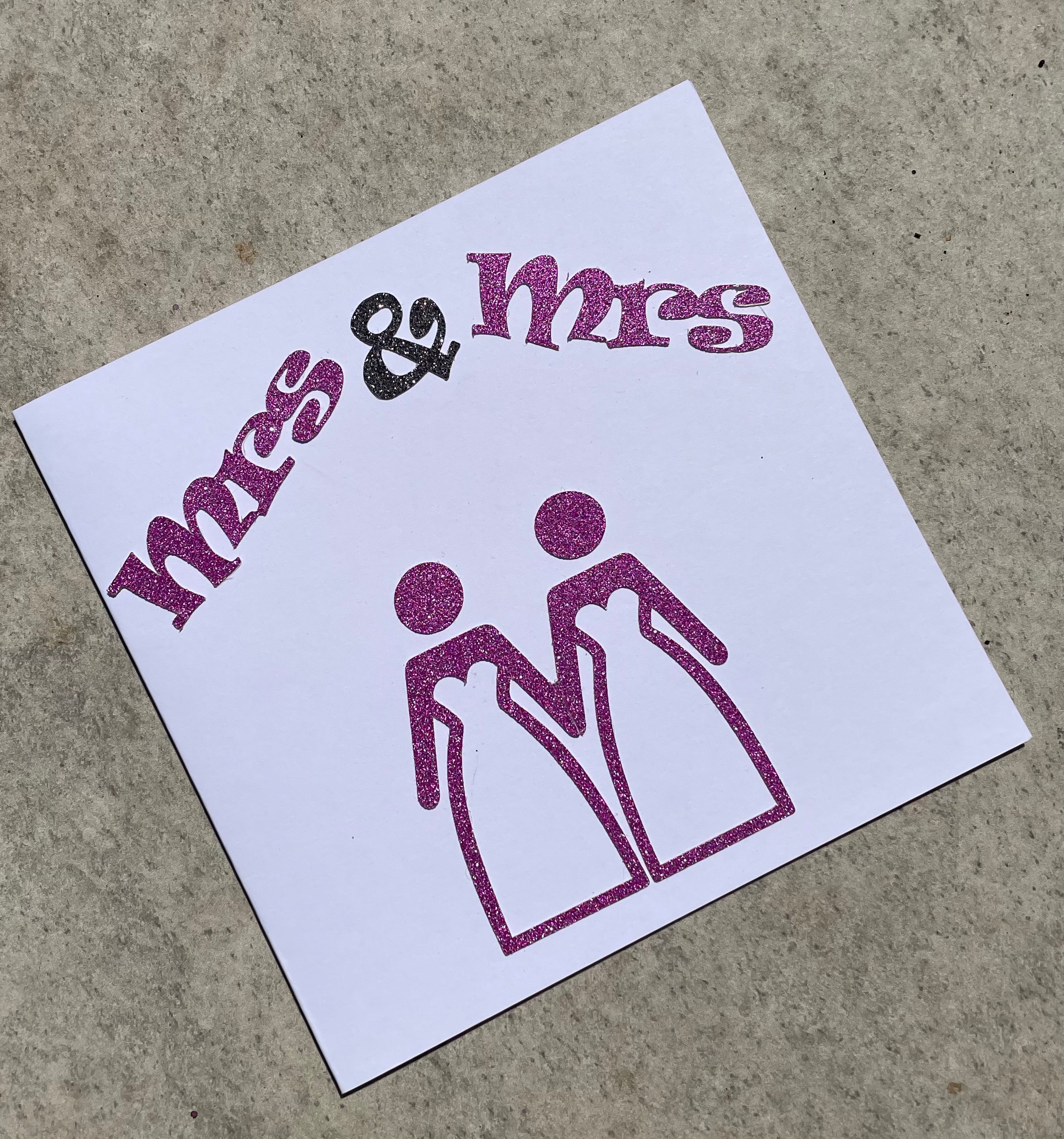 Wedding Card - Mrs and Mrs