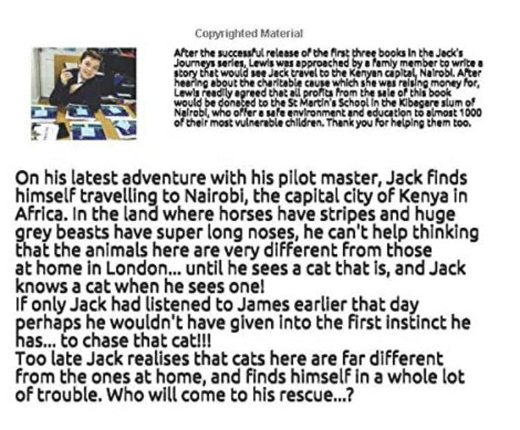 Author Lewis Kay: 'Don’t Chase Cats in Kenya' – Book Four