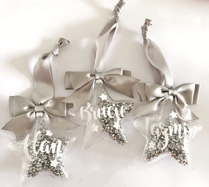 Personalised Star Christmas Bauble