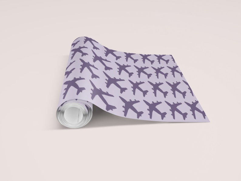 Aviation Themed Wrapping Paper