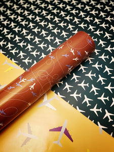 Aviation Themed Wrapping Paper