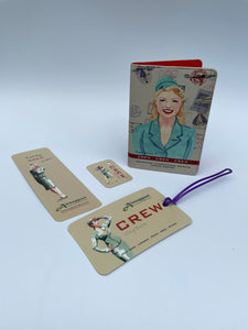 1950s Jane Amos Retro 'Airsupport Girl' Passport holder