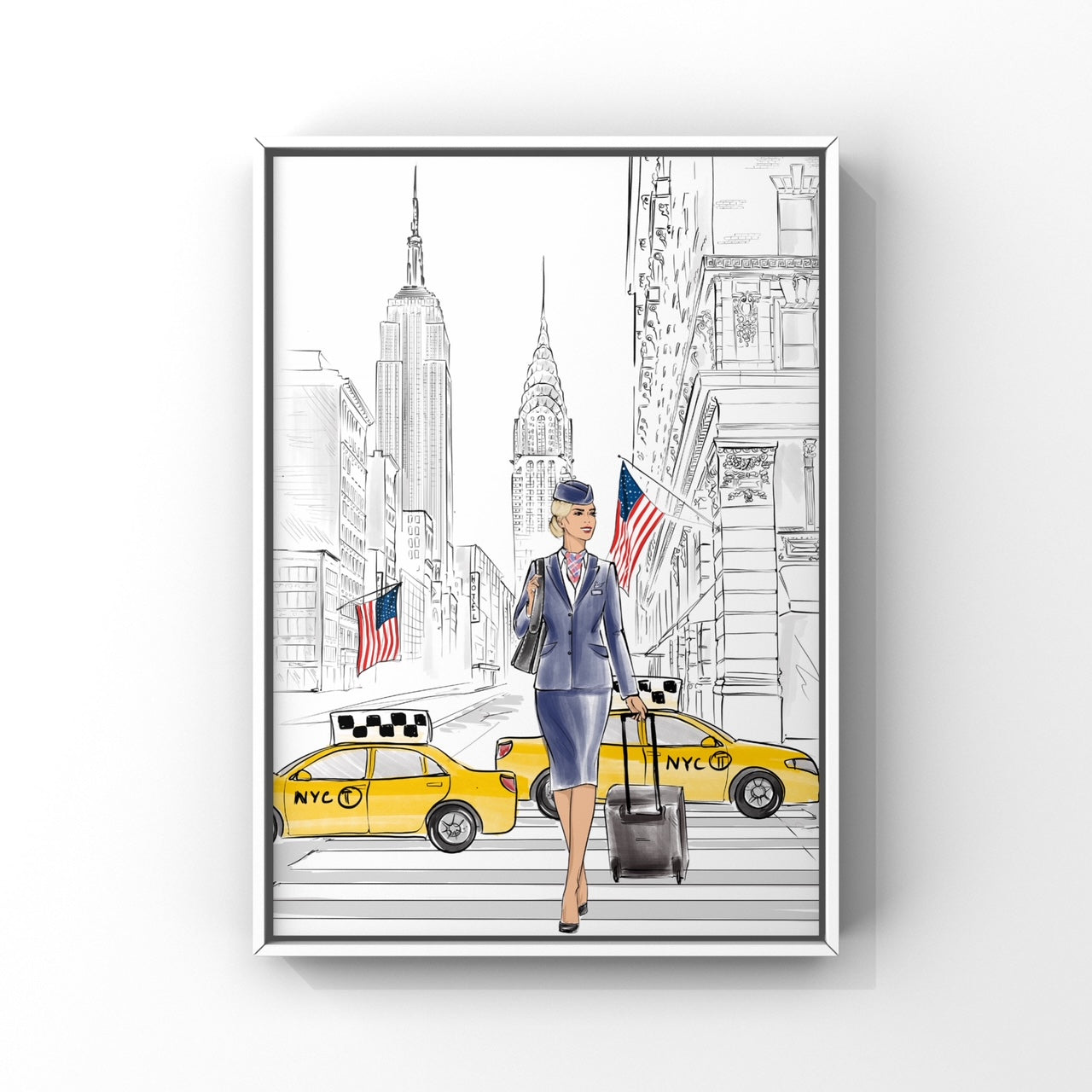 NYC Cabin Crew Print