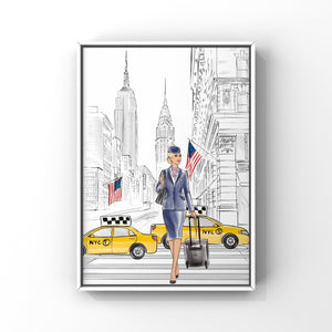NYC Cabin Crew Print