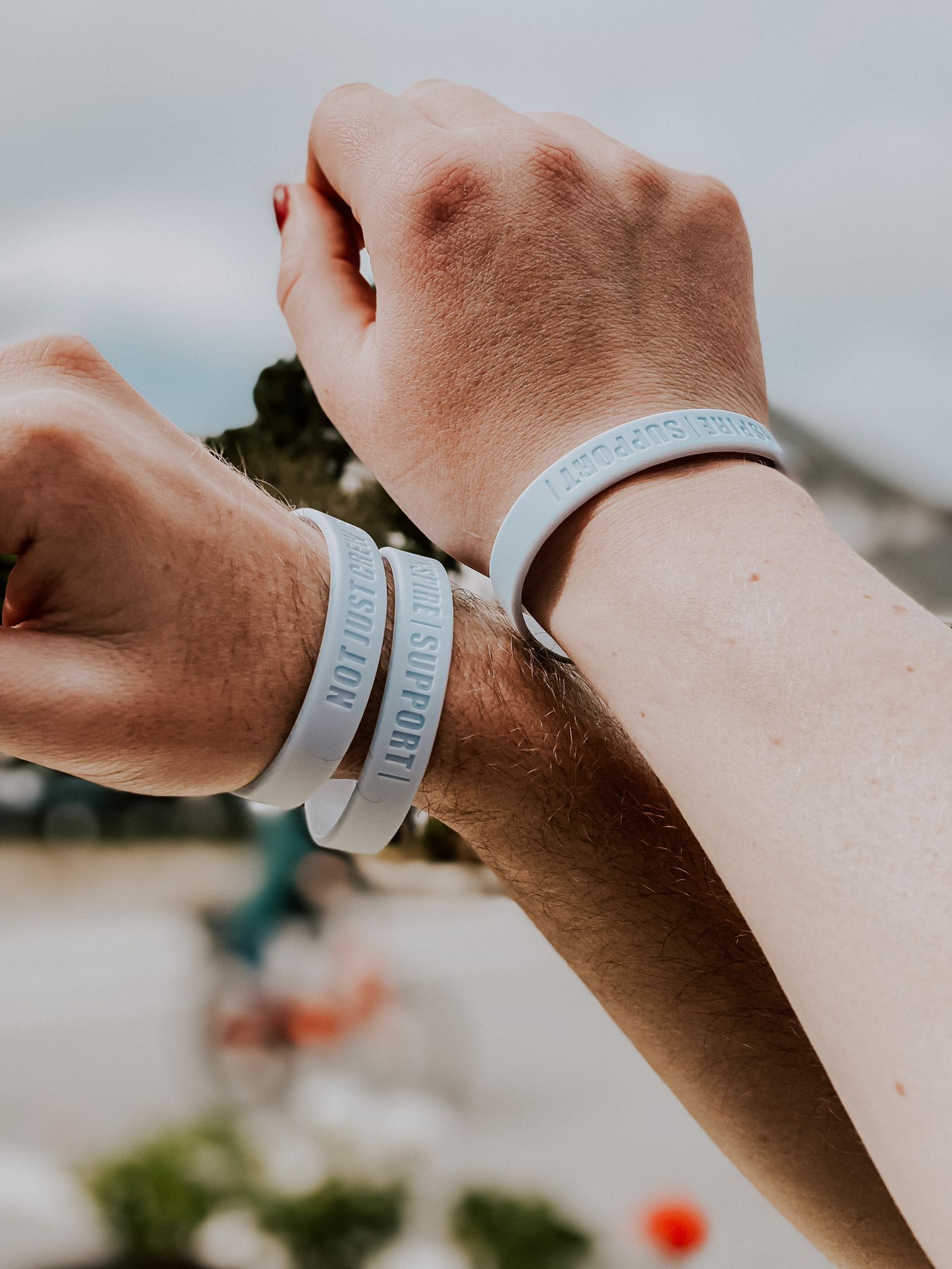 Not Just Crew 'Wristband' (Support Us Supporting You)