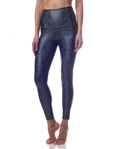 Emily Hsu Designs - Mermaid Sparkly Fish Scale High Waist Legging