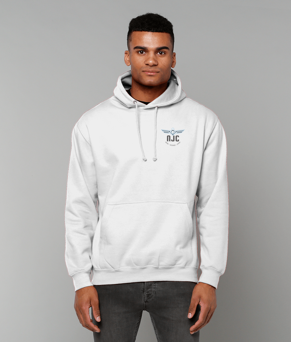 White Unisex ' NJC ' Hoodie