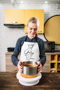 'Galley Queen' Canvas Kitchen Apron